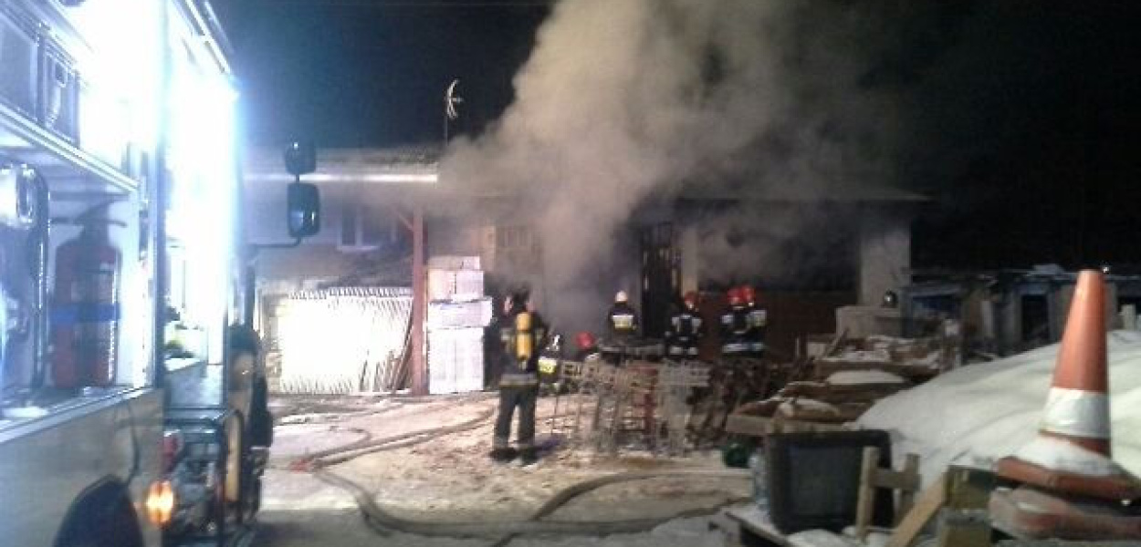 Pożar w Konstancinie