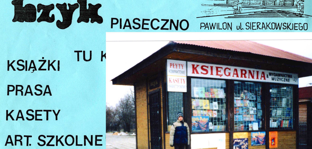 Piaseczyńskie klimaty: księgarnia "Bzyk"