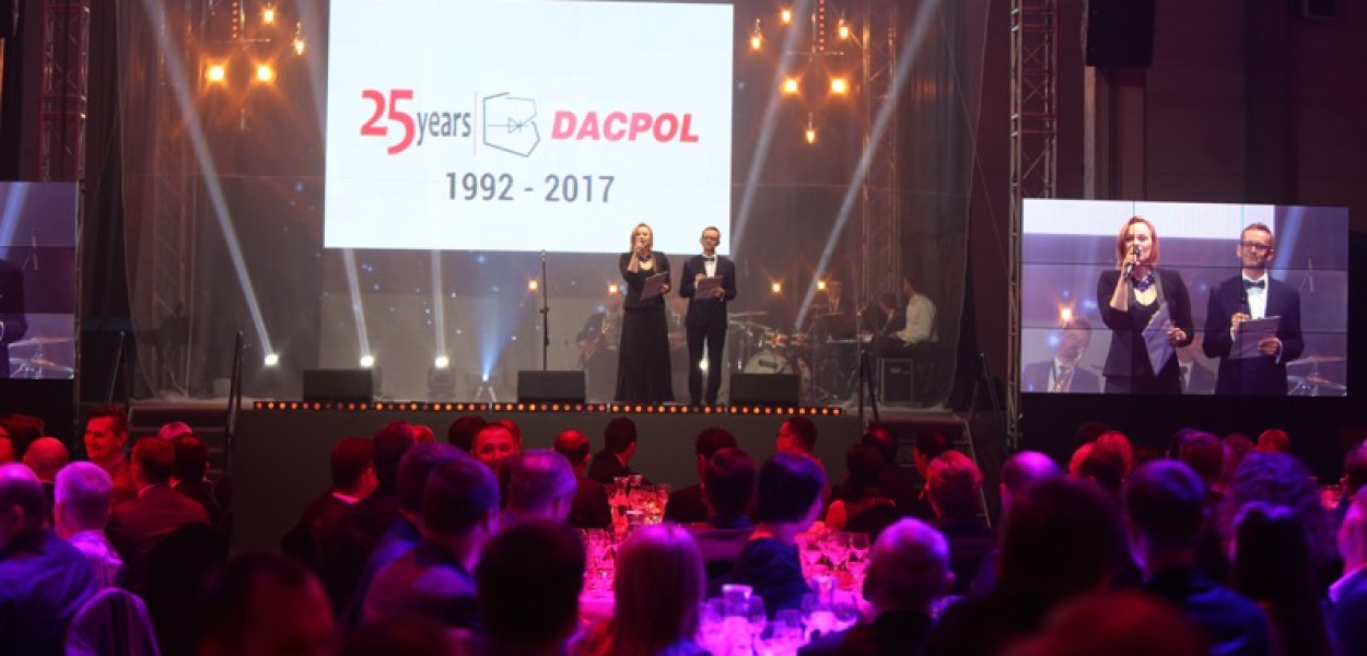 Uroczysta gala z okazji 25-lecia firmy DACPOL