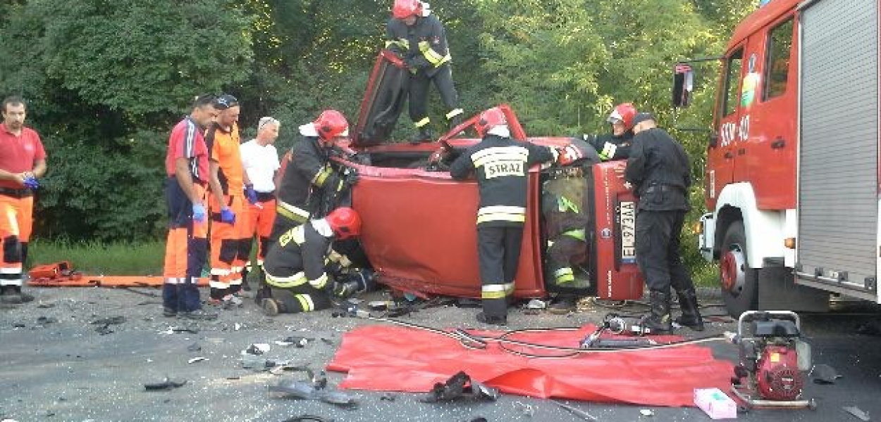 Fiat panda wjechał pod tira [AKTUALIZACJA]