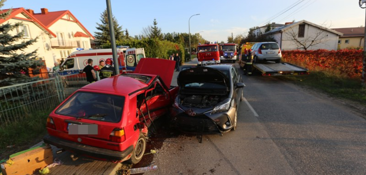 Wypadek w Bobrowcu! Mazowiecka zablokowana