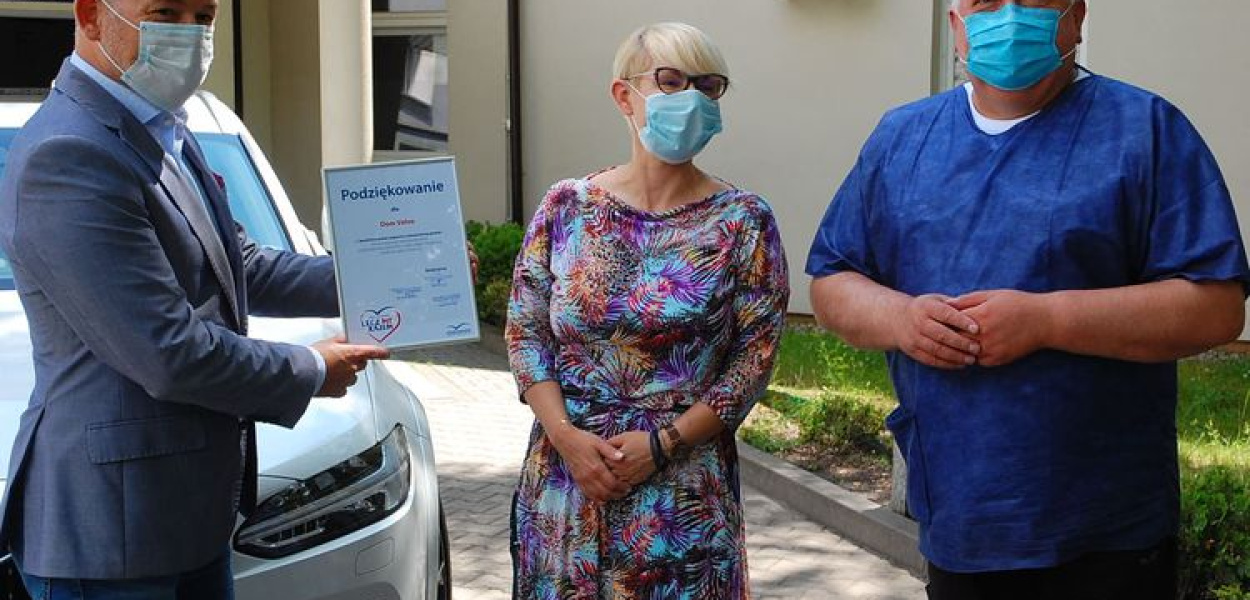 Dom Volvo wsparł szpital św. Anny