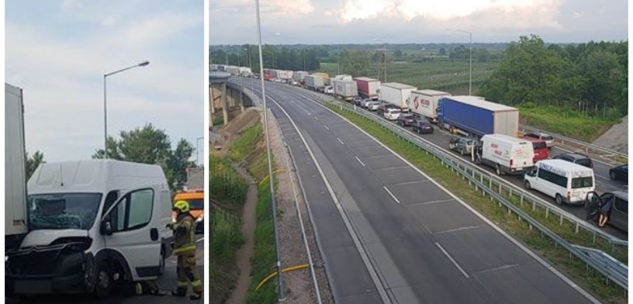 Utrudnienia na moście W Górze Kalwarii! Cała obwodnica stoi