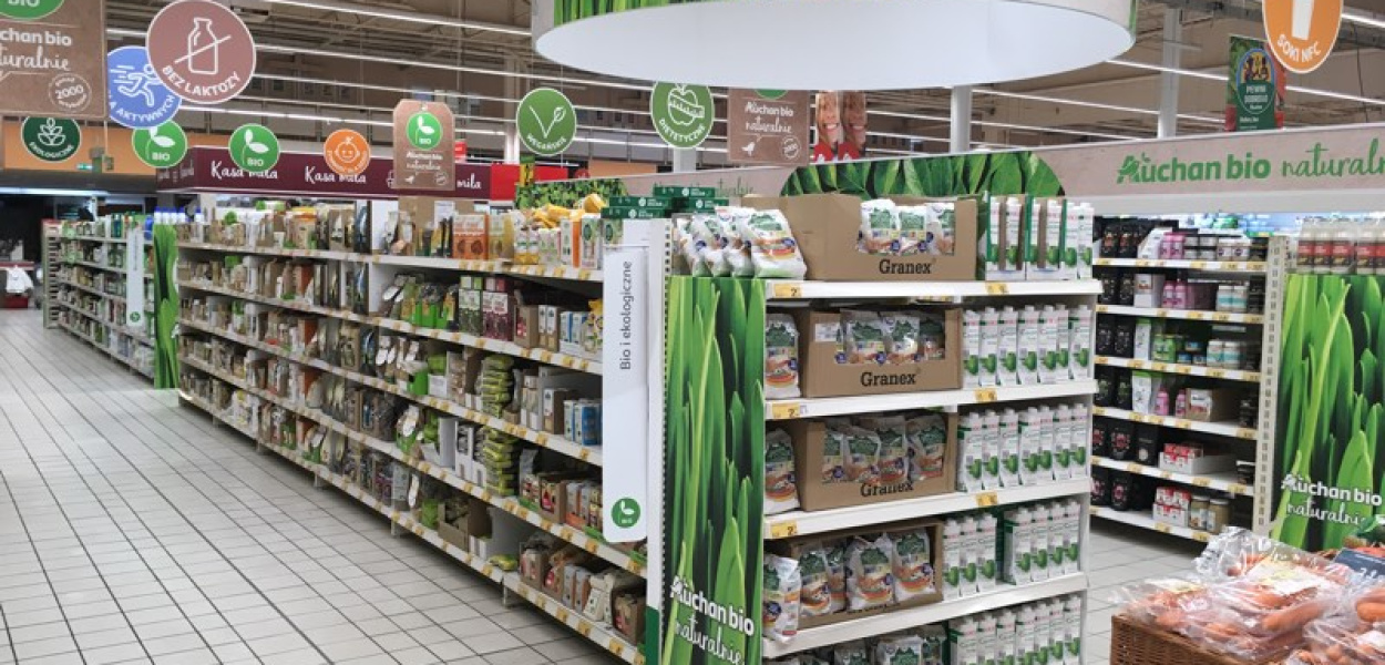 Zdrowa żywność w piaseczyńskim Auchan