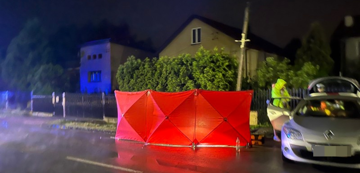 Śmierć rowerzysty! Gołkowska zablokowana