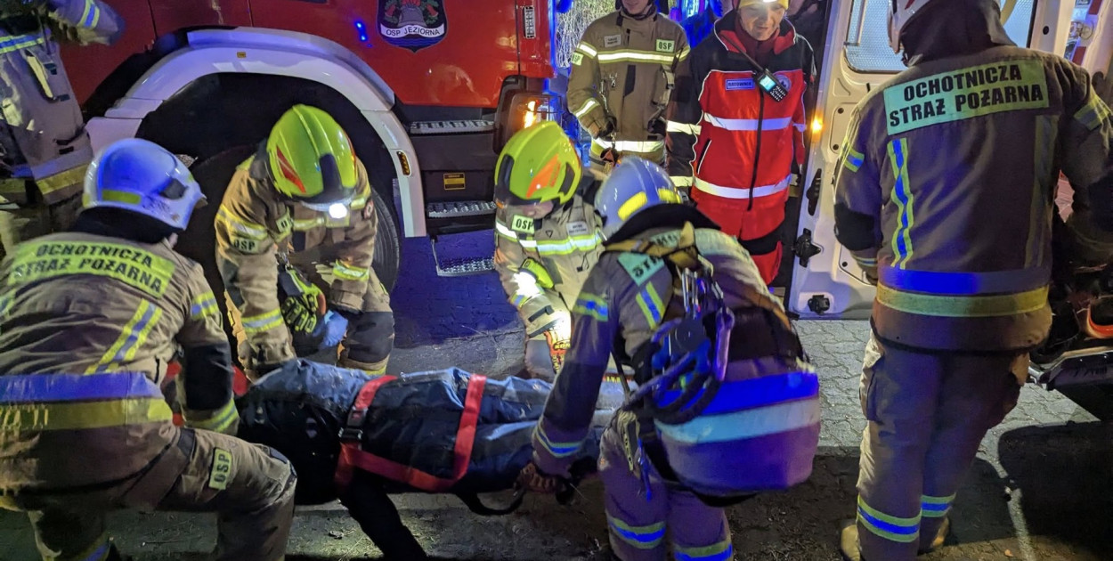 Nocne ćwiczenia strażackie 