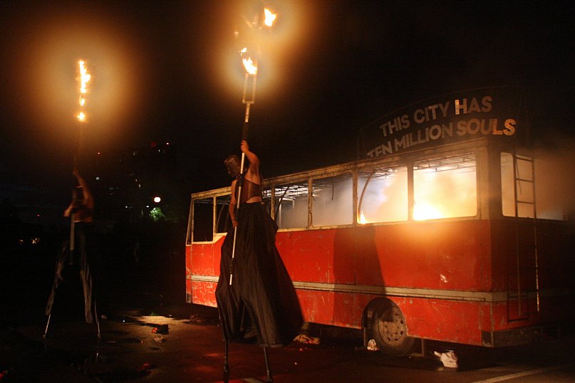 Teatralne losy uchodźców