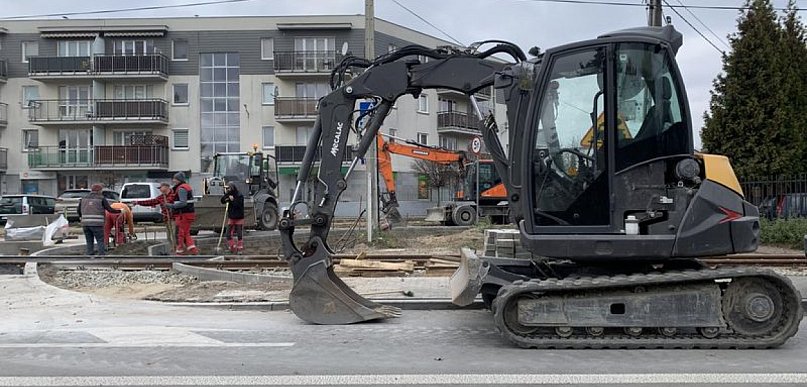 Prace na Sienkiewicza idą pełną parą