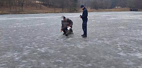 Zamarznięte pułapki, policja interweniowała