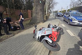 Motocyklista ujęty przez policję po szalonej ucieczce-105606