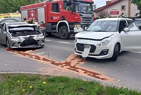 Wypadek! Droga wjazdowa do Piaseczna zablokowana-106363