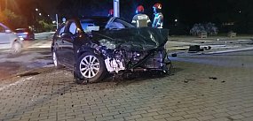 Zderzenie dwóch aut. Jeden z kierowców uciekł