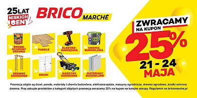 25% z okazji 25. urodzin Bricomarché!  Akcja promocyjna w Górze Kalwarii-106860
