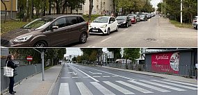Jedna ulica tonie w korku, druga świeci pustkami