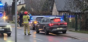 Wypadek w Józefosławiu – ruch wahadłowy