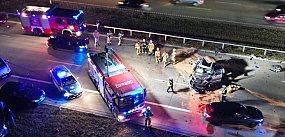 Dramatyczny wypadek na S7!