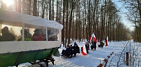 Zimowy kulig w Lasach Chojnowskich