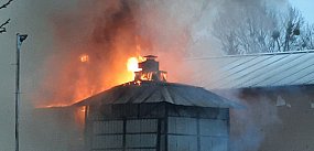 10 zastępów straży w akcji!