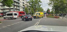 Dramatyczne chwile na Puławskiej. Trwa akcja ratunkowa