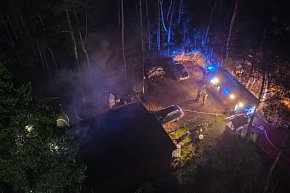 Wybuchł pożar. Kobietę pogryzł pies-2720