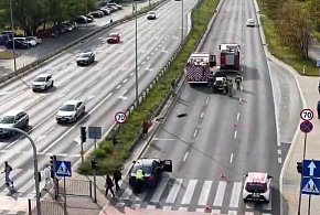 Hulajnogą pod samochód! Wypadek na Puławskiej-108801