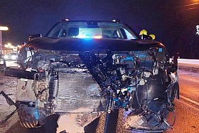 Zderzenie aut w Baniosze! DK79 zablokowana-110686