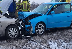 Poważny wypadek na DK 79. Lądował śmigłowiec LPR-110779