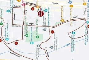 Utrudnienia w komunikacji podczas biegu WOŚP