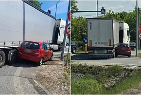 Chciała wyprzedzić skręcającą ciężarówkę. Wpadła pod naczepę