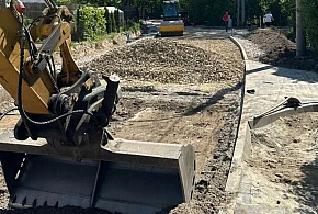 Trwa przebudowa ul. Elektrycznej