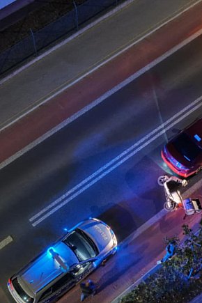 Skuter wjechał w tył taksówki-2638