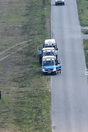 Rosyjski dron miał spaść pod Prażmowem-2635