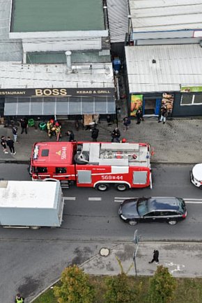 Pożar w kebabie? Strażacy interweniowali-2662