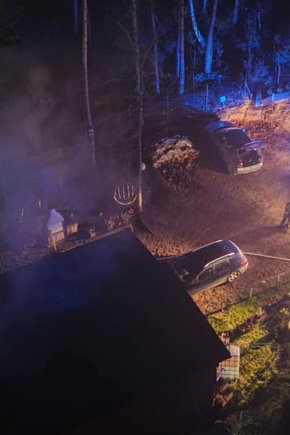 Wybuchł pożar. Kobietę pogryzł pies-2720