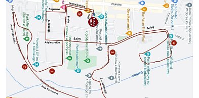 Utrudnienia w komunikacji podczas biegu WOŚP