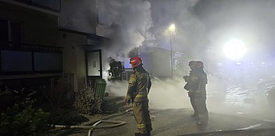 Pożar w bloku. 150 osób ewakuowano