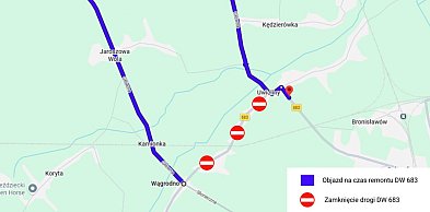 Rozpoczyna się remont DW 683 w gminie Prażmów. Utrudnienia potrwają do 2027 roku