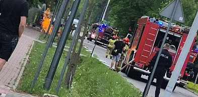 Potężny huk i słup ognia w Zalesiu Dolnym! [FILM]