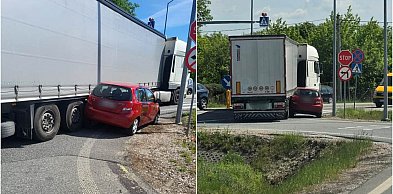 Chciała wyprzedzić skręcającą ciężarówkę. Wpadła pod naczepę