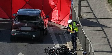 Zginął motocyklista! Utrudnienia w ruchu na ulicy Puławskiej