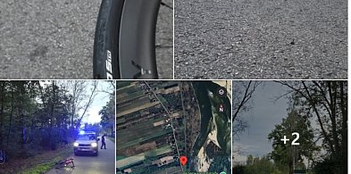 Pułapka na kolarzy, pinezki na drodze -108835