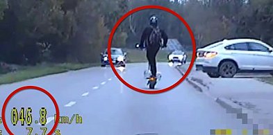 Mandat jak z koszmaru! 1800 zł za szaloną jazdę hulajnogą-109350