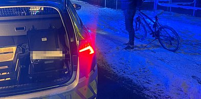 Śliskie drogi i nietrzeźwi rowerzyści-110067