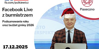 Podsumowanie roku na Facebook Live z burmistrzem Piaseczna-110430