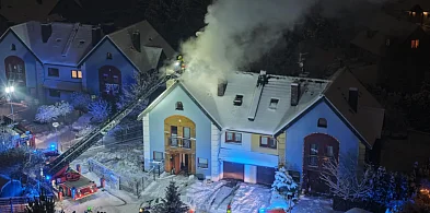 Pożar domu! 7 zastępów straży pożarnej w akcji-110743