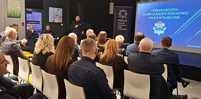 Policja podsumowała rok służby. Odprawa roczna w Piasecznie