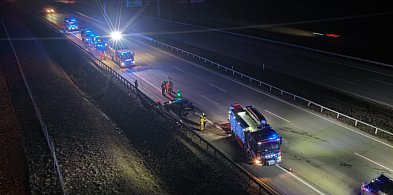 Uderzył w bariery energochłonne