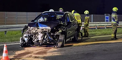 Wypadek na S7 za węzłem. Utrudnienia w kierunku Warszawy
