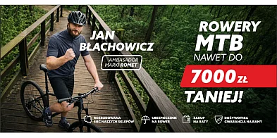 Jan Błachowicz poleca rowery kultowej marki ROMET - wybrane modele do - 50%