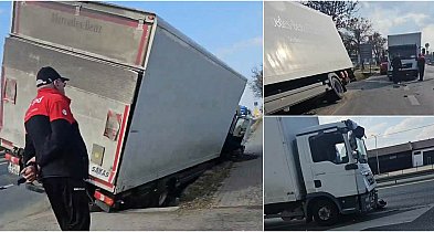 Zderzenie dwóch ciężarówek